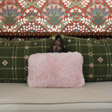 Pink Faux Fur Mini Weighted Pillow